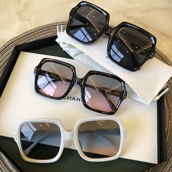 Vintage Oversize Square Sunglasses