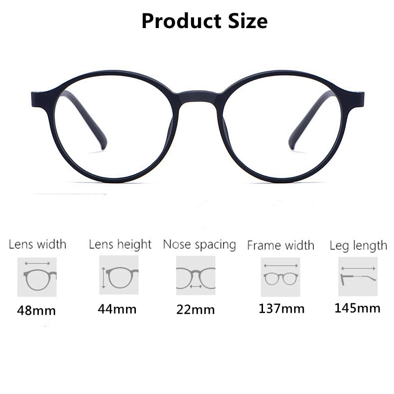 Retro Round Optical Prescription Eyeglasses