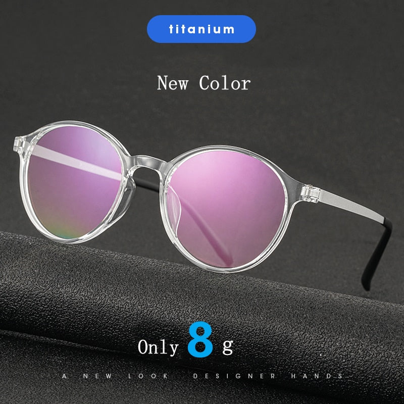 Retro Round Optical Prescription Eyeglasses