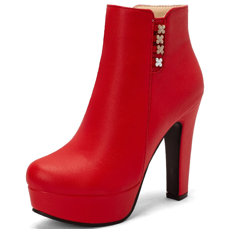 Platform Ankle Boots For Women