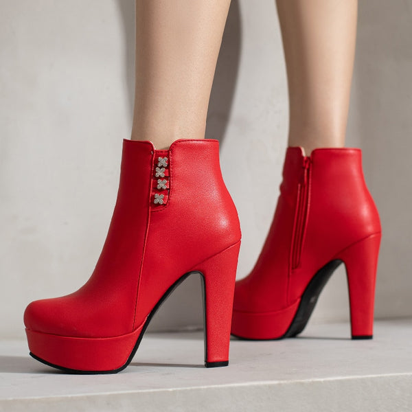 Platform Ankle Boots For Women