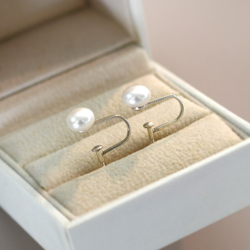 Natural Freshwater Pearl Earrings