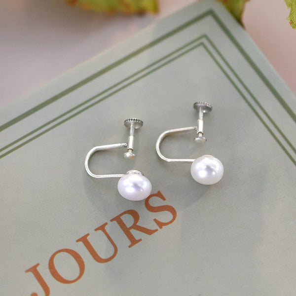 Natural Freshwater Pearl Earrings