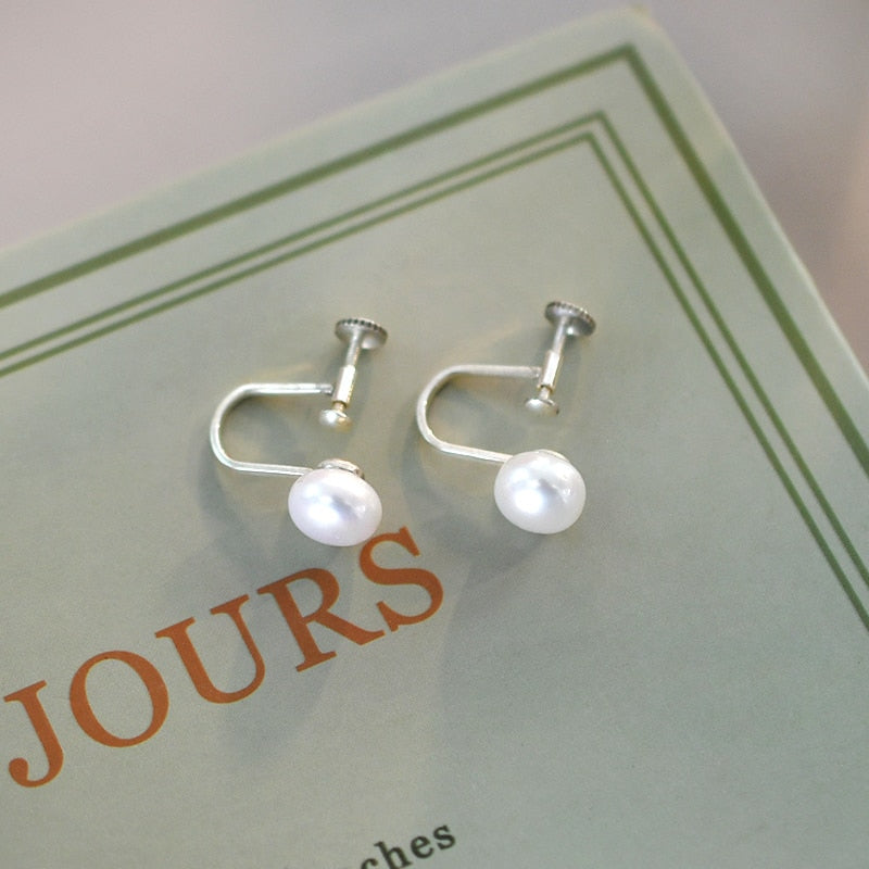 Natural Freshwater Pearl Earrings