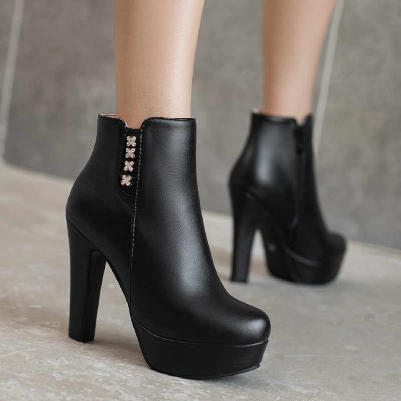 Platform Ankle Boots For Women