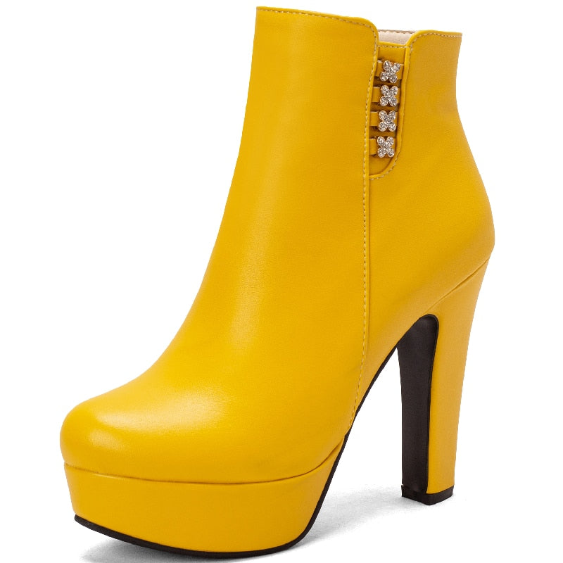 Platform Ankle Boots For Women