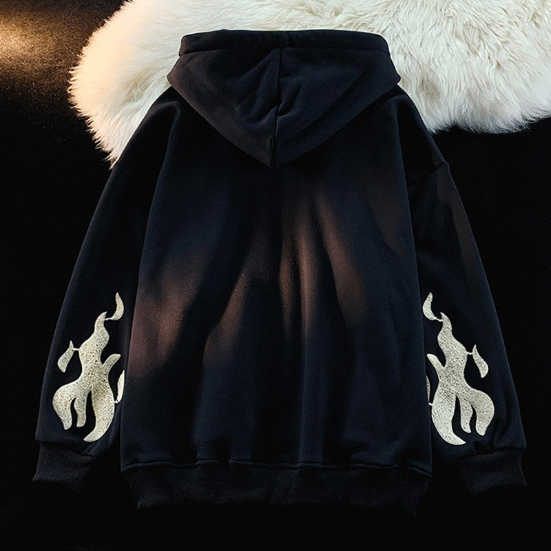 Gothic Embroidery Hoodies