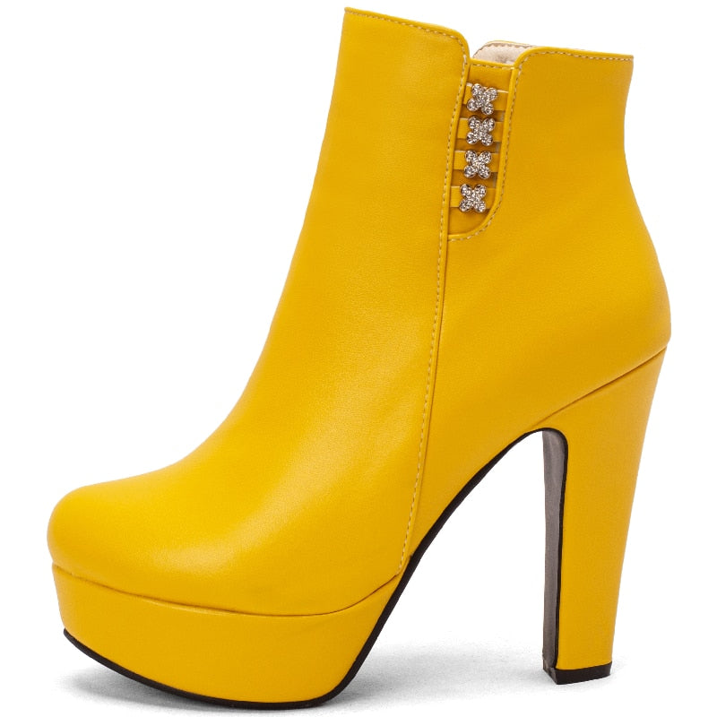 Platform Ankle Boots For Women